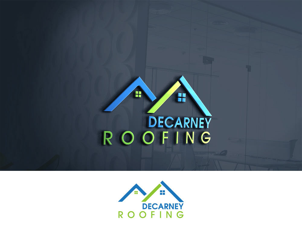 Design de Logo par abstraxt pour DeCarney Roofing | Design #13848661