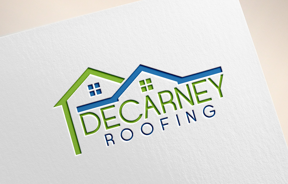 Logo Design by abstraxt for DeCarney Roofing | Design #13848667