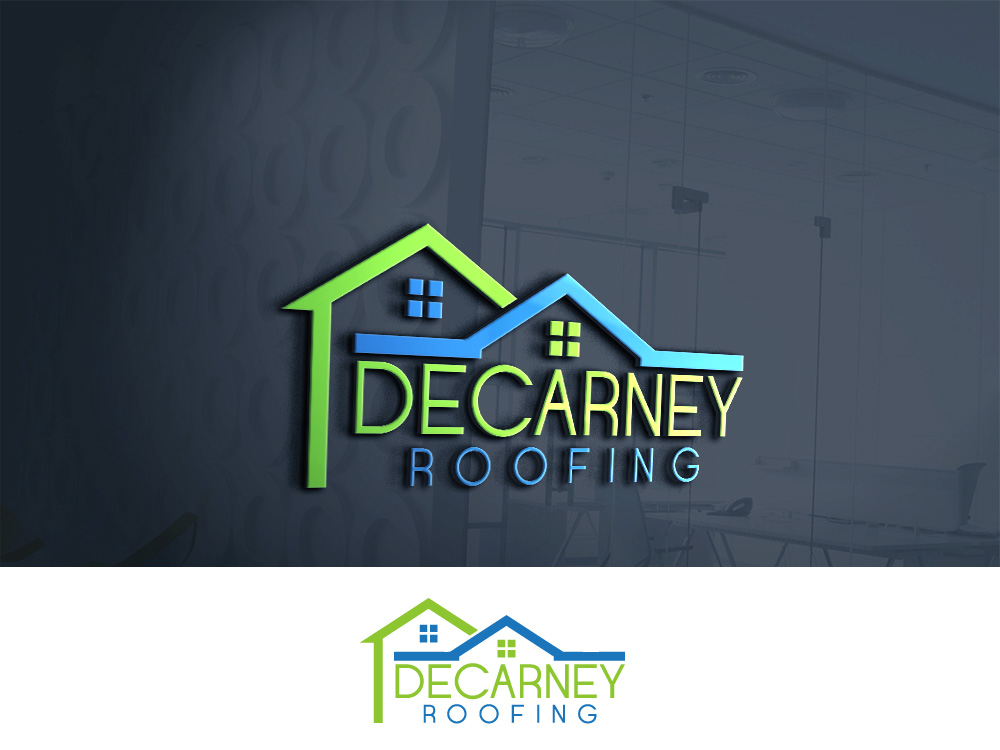 Logo Design by abstraxt for DeCarney Roofing | Design #13848668