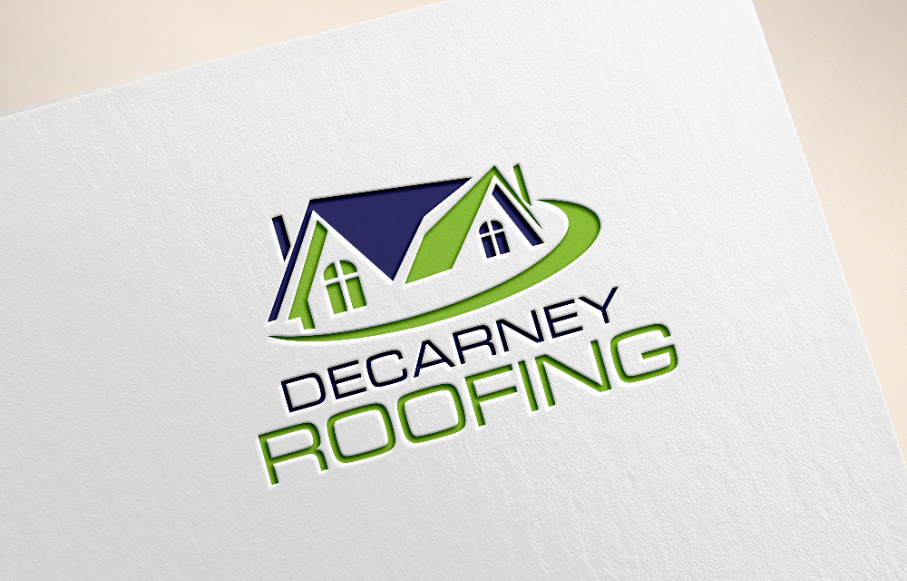 Logo Design by abstraxt for DeCarney Roofing | Design #13848672