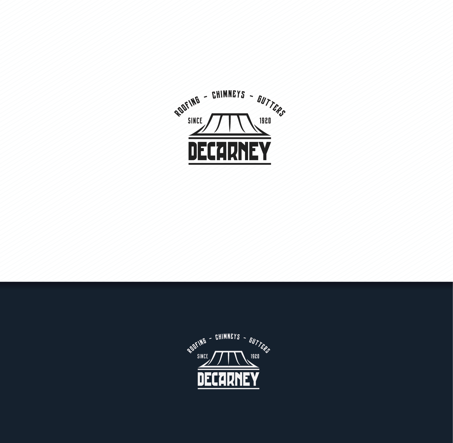 Logo-Design von Blind für DeCarney Roofing | Design #13740566