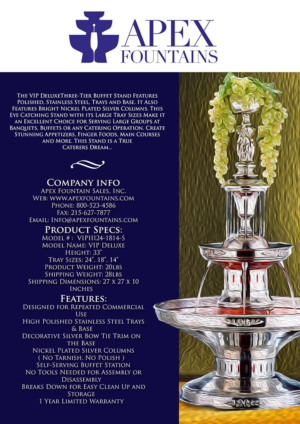 Flyer Design by NILDesigns for Apex Fountains | Design #13755477