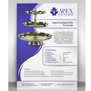 Flyer Design by debdesign for Apex Fountains | Design: #13761393