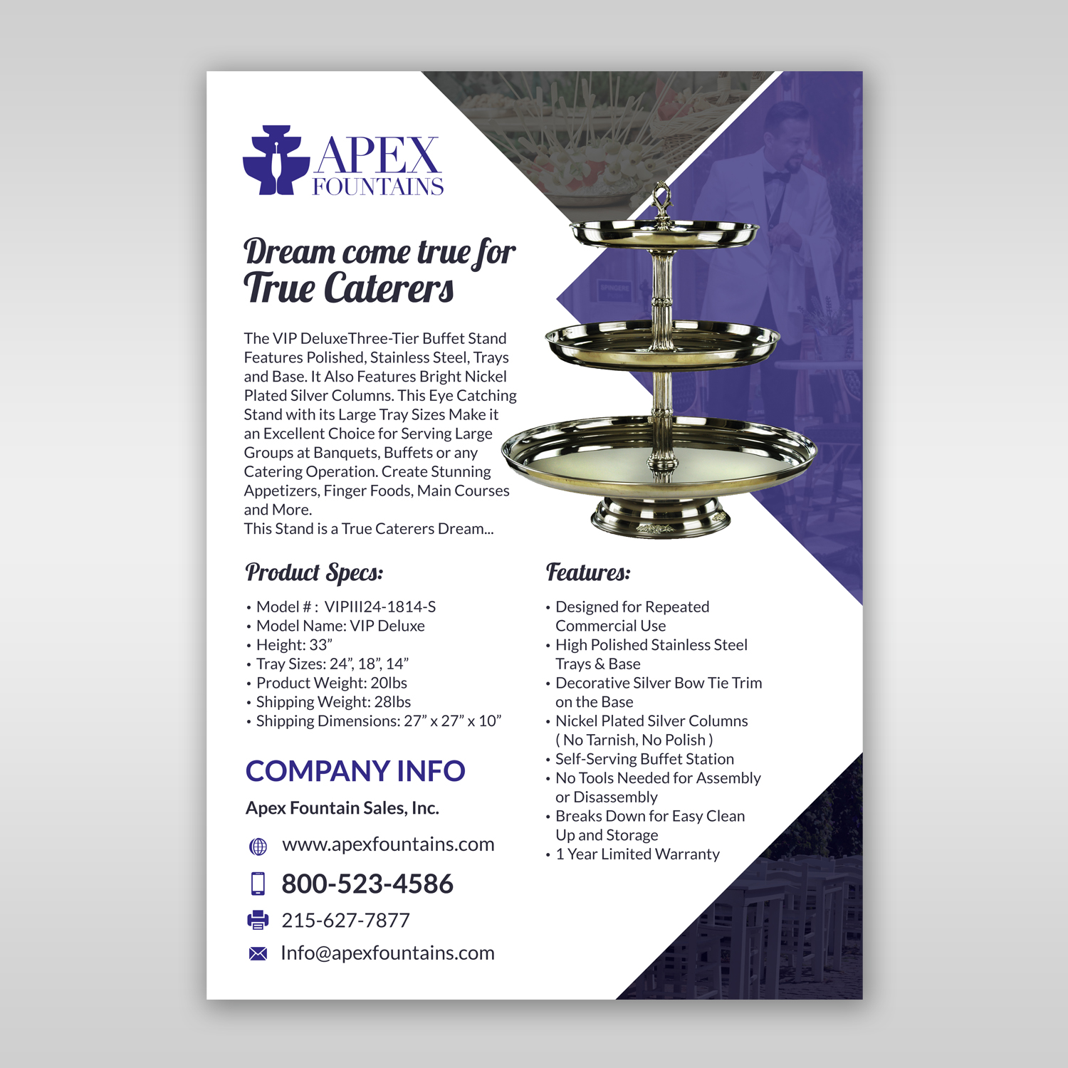 Flyer-Design von Kishaloy_D für Apex Fountains | Design #13754741