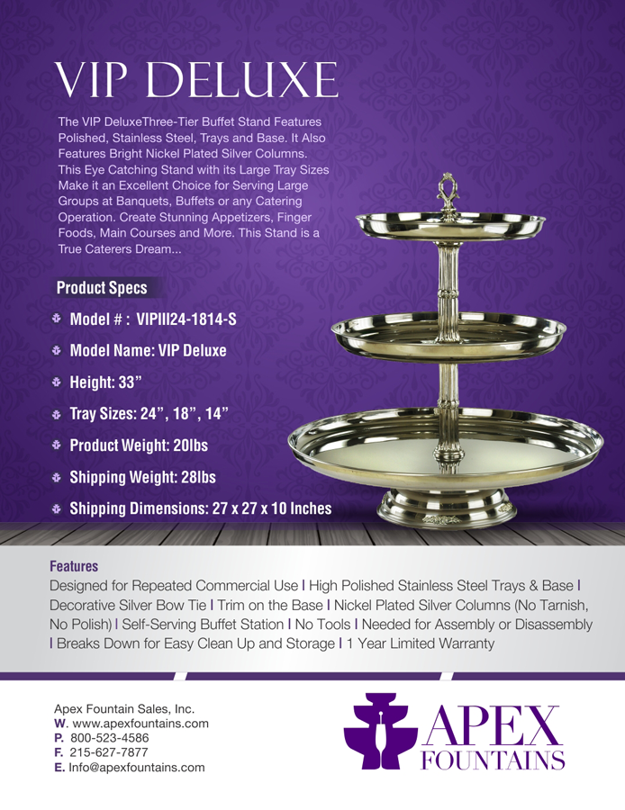 Flyer Design by D Creative for Apex Fountains | Design #13766545