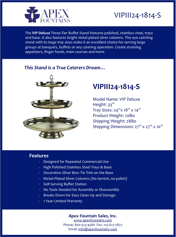Flyer-Design von Skooch Creative für Apex Fountains | Design #13765277