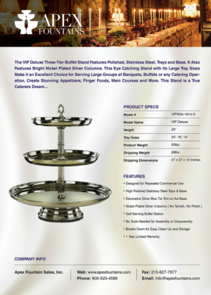 Flyer Design by critip for Apex Fountains | Design: #13762666