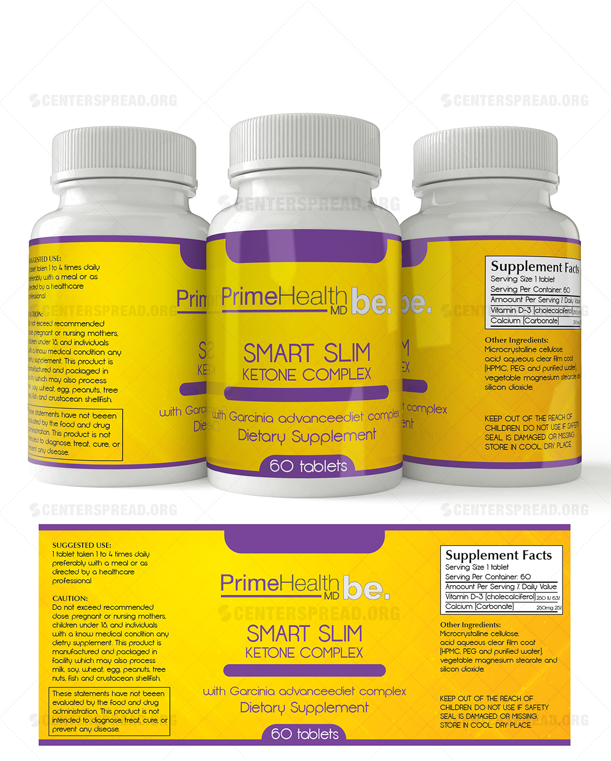 Packaging Design by CENTERSPREAD for PrimeHealthMD | Design #13806493