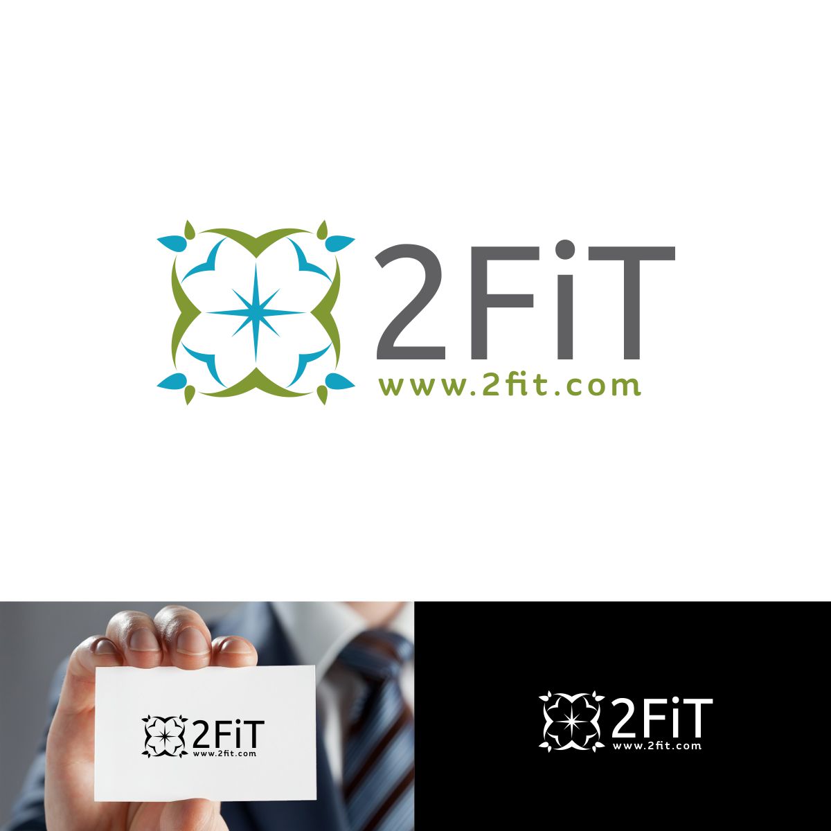 Logo Design by webeezine for 2FiT | Design #13761800