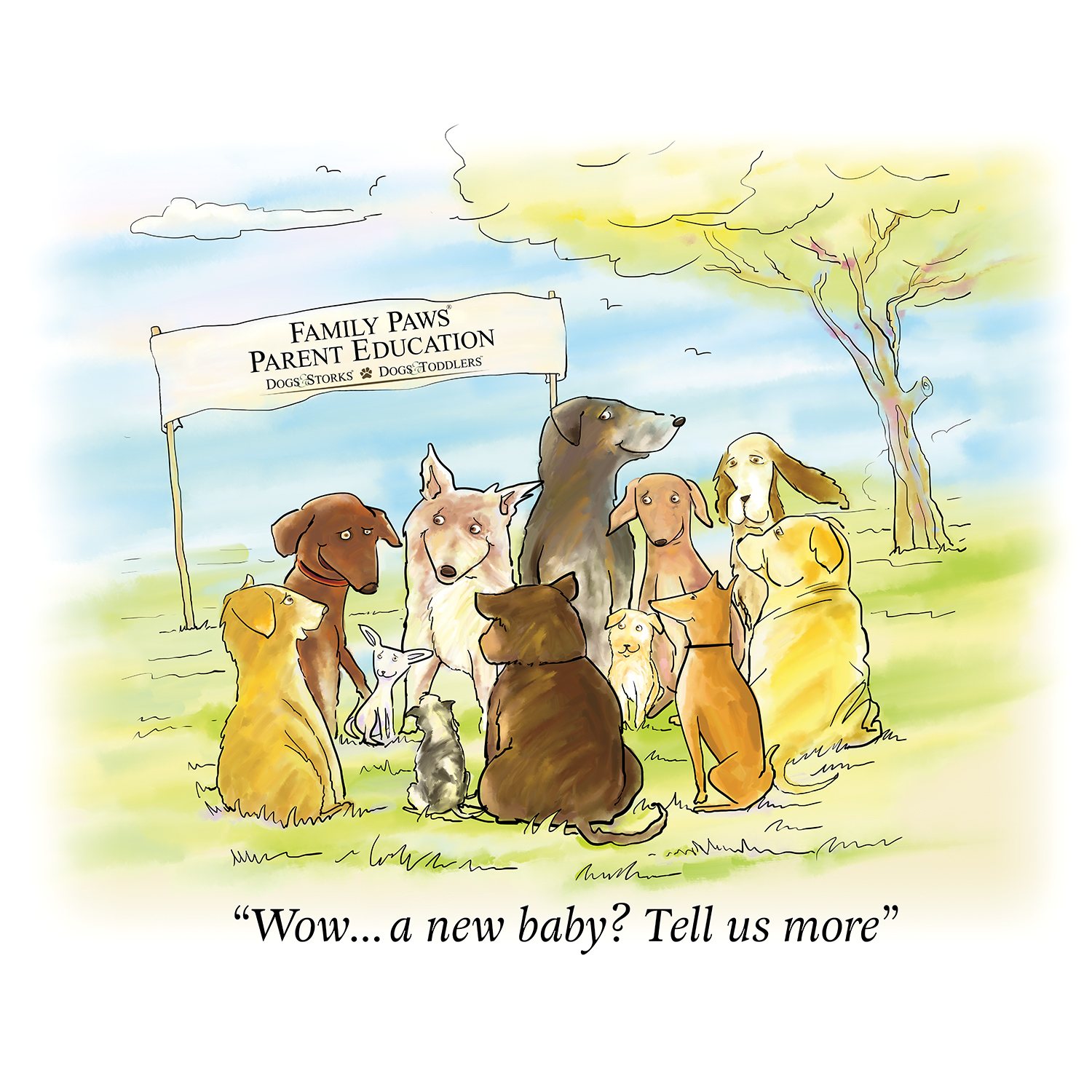 Illustration Design by David for Family Paws | Design: #13801696