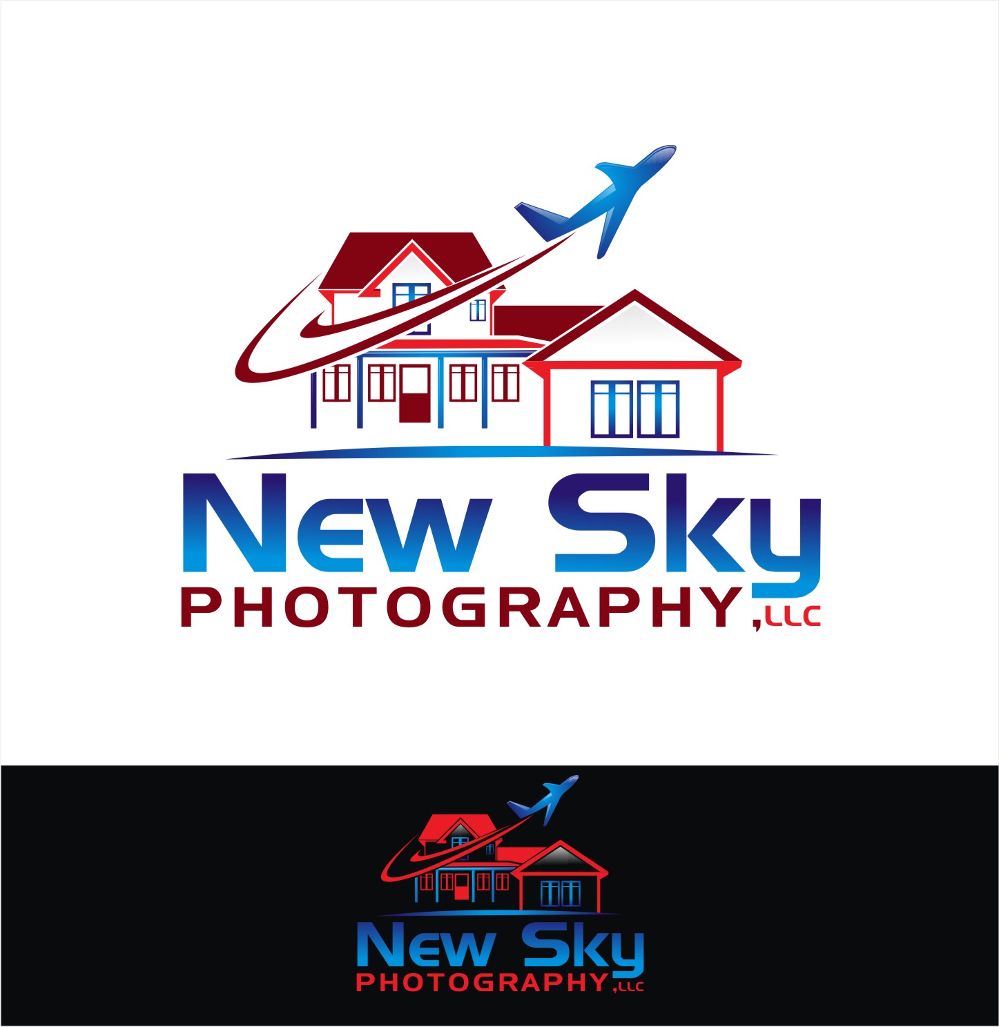 Logo Design by Soul Light for New Sky Photography, LLC | Design #13753544