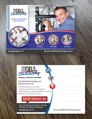 Postcard Flyer For Plumbing Company  | Diseño de Flyer por Alexandar