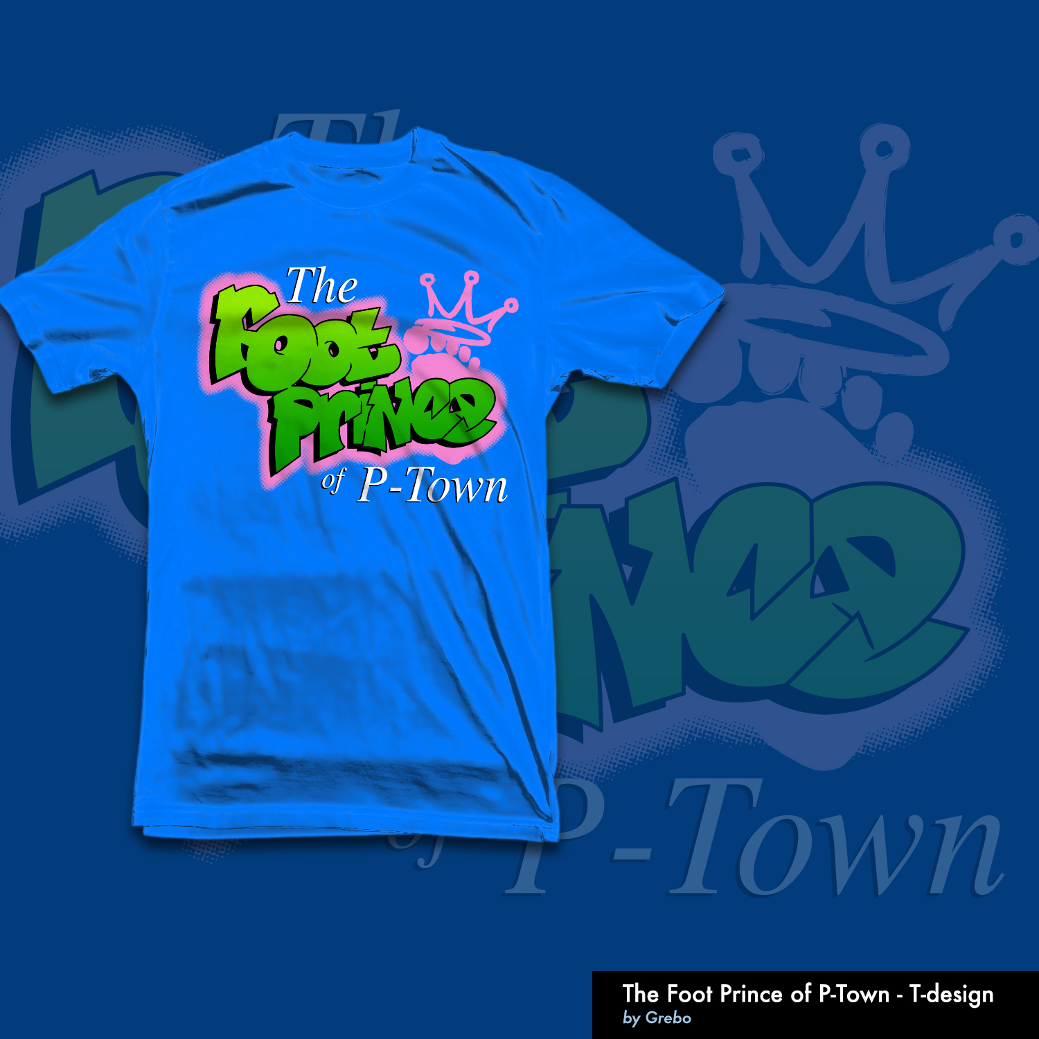 Diseño de Camiseta por Grebo para Foot Prince | Diseño #13904990