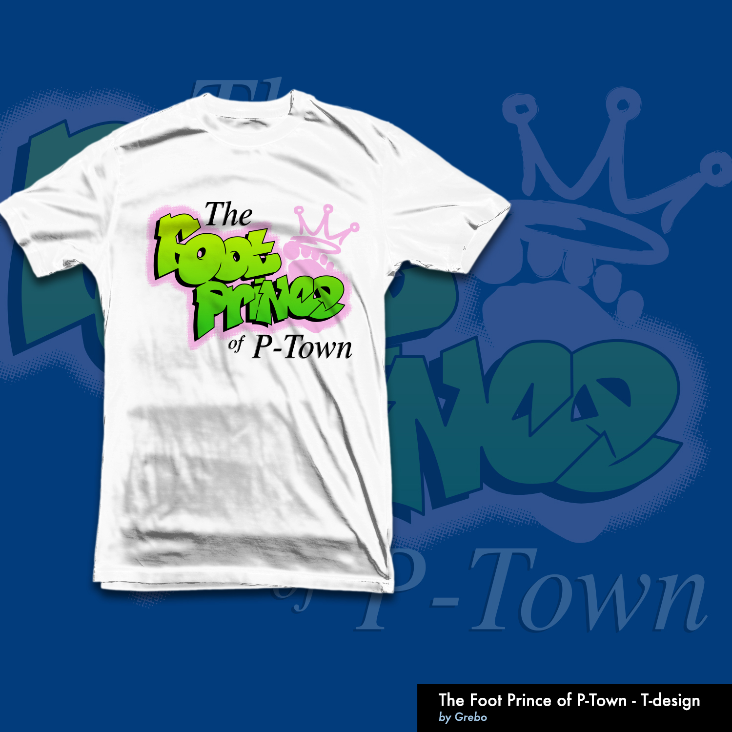 T-shirt Design by Grebo for Foot Prince | Design #13914923