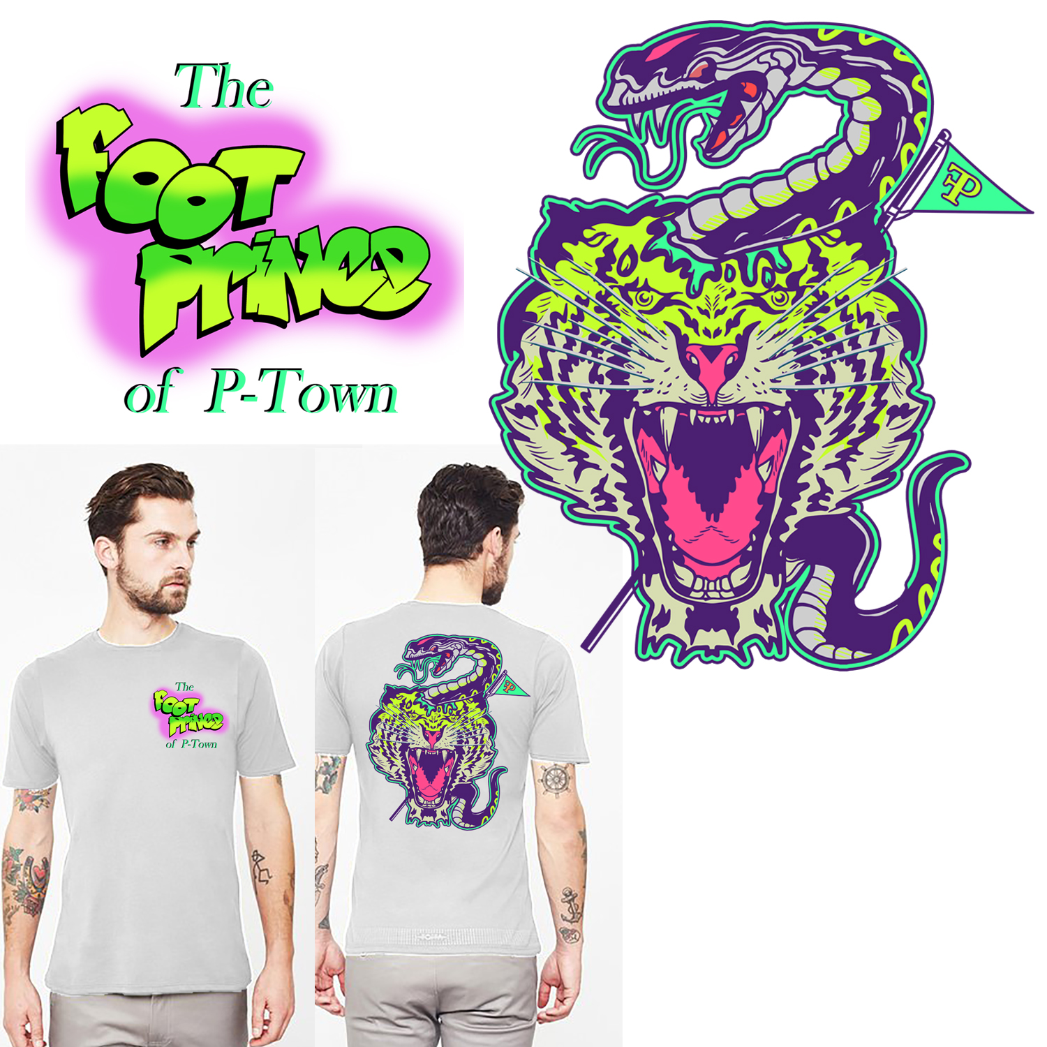 T-shirt Design by Heydale for Foot Prince | Design #13881426