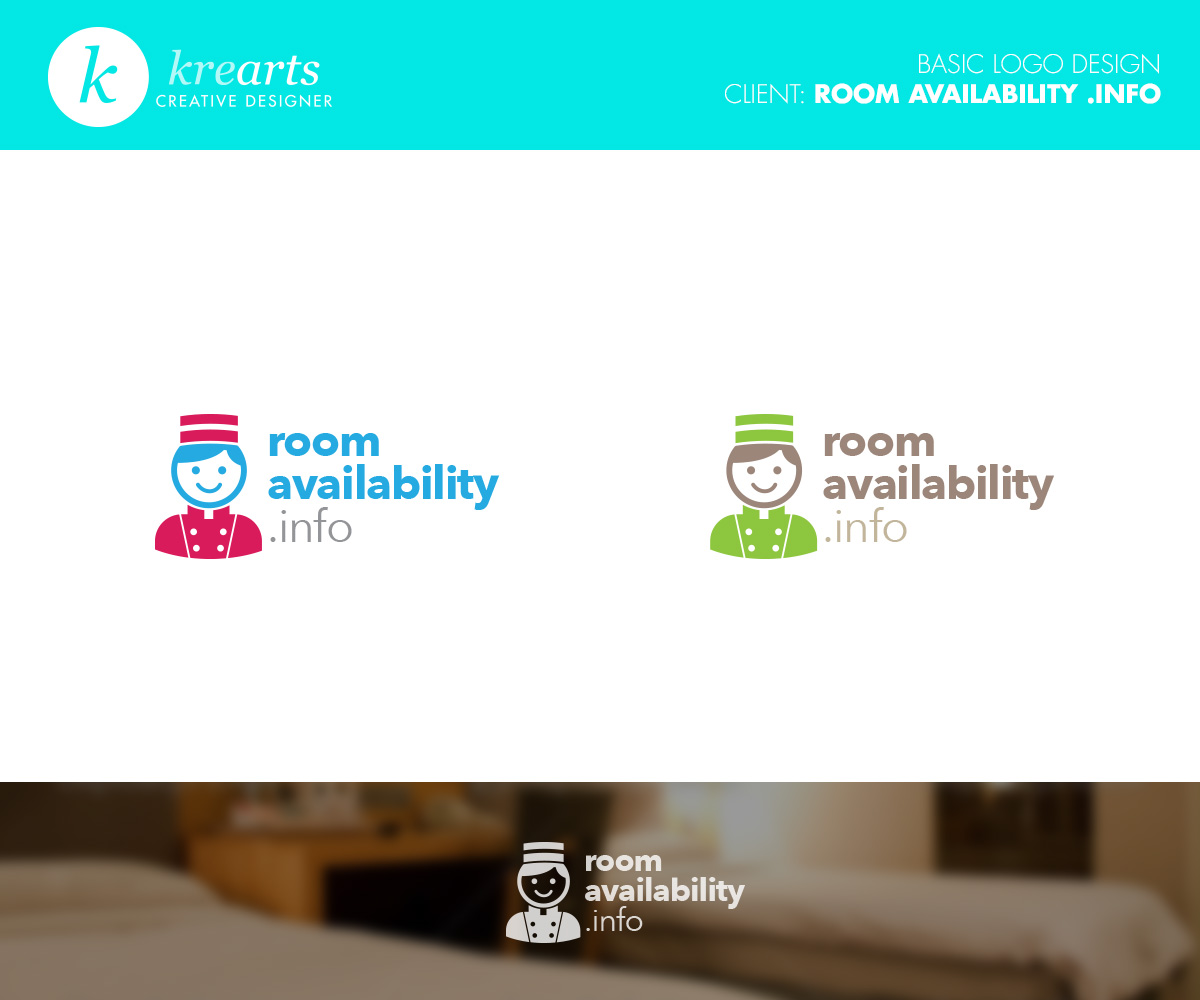 Logo Design by Krearts for RoomAvailability.info | Design #2485456