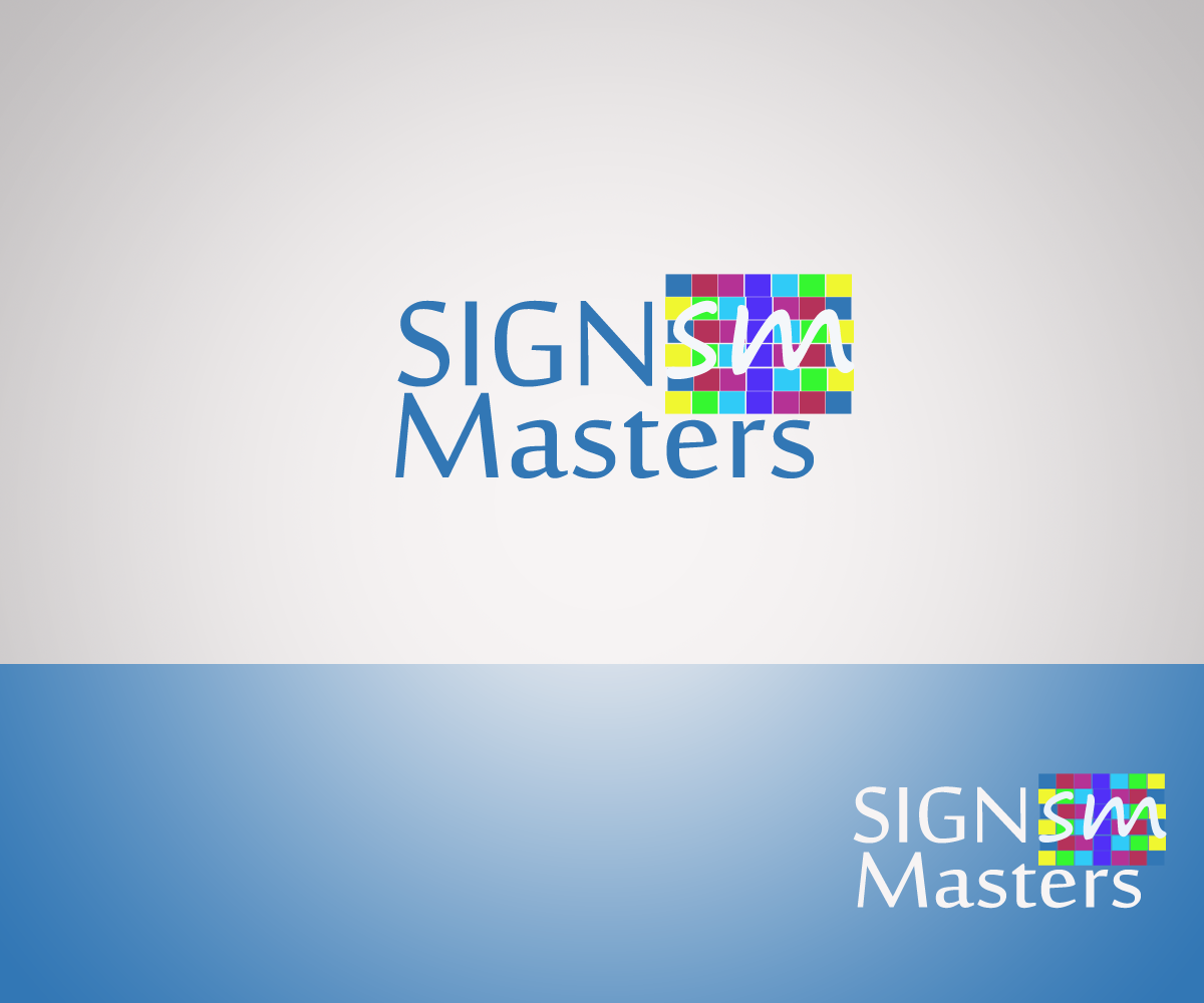 Logo Design by nevermizz_gio for Sign Masters | Design #14105037