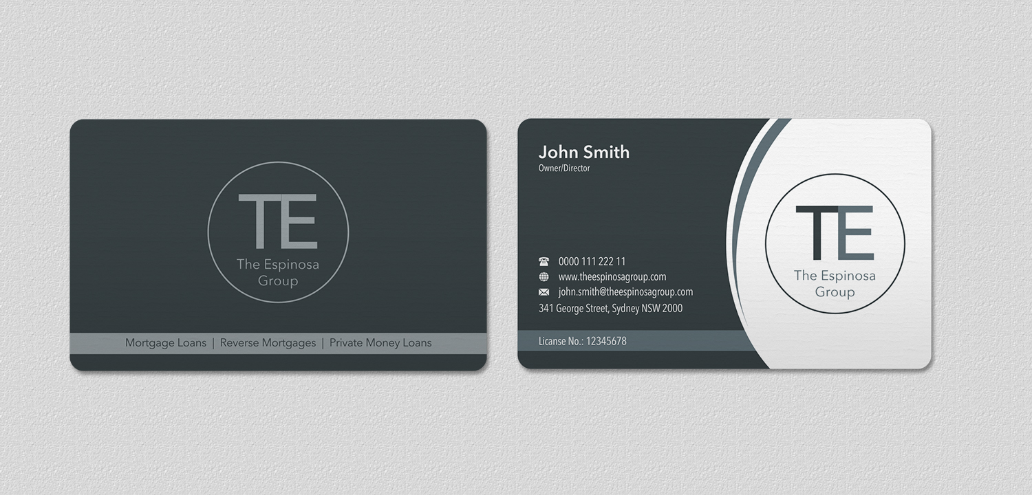 Business Card Design by INDIAN_Ashok for The Espinosa Group | Design #14015696