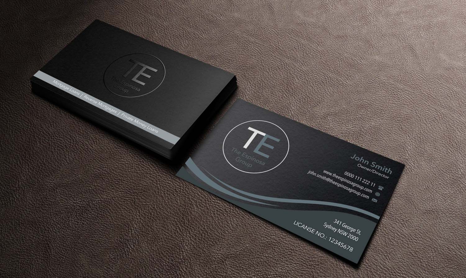 Business Card Design by INDIAN_Ashok for The Espinosa Group | Design #14015697