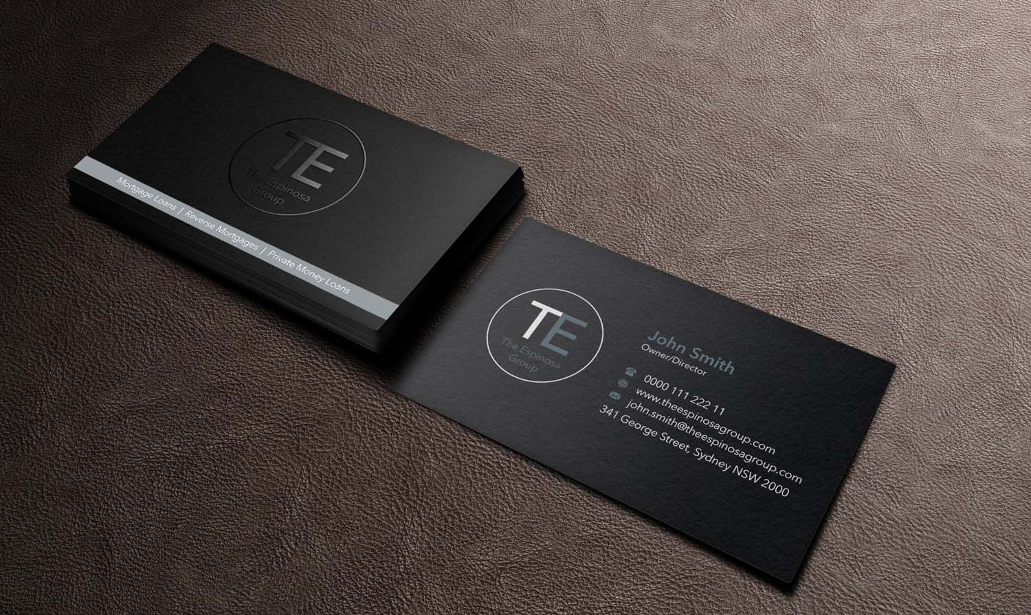 Business Card Design by INDIAN_Ashok for The Espinosa Group | Design #14015698