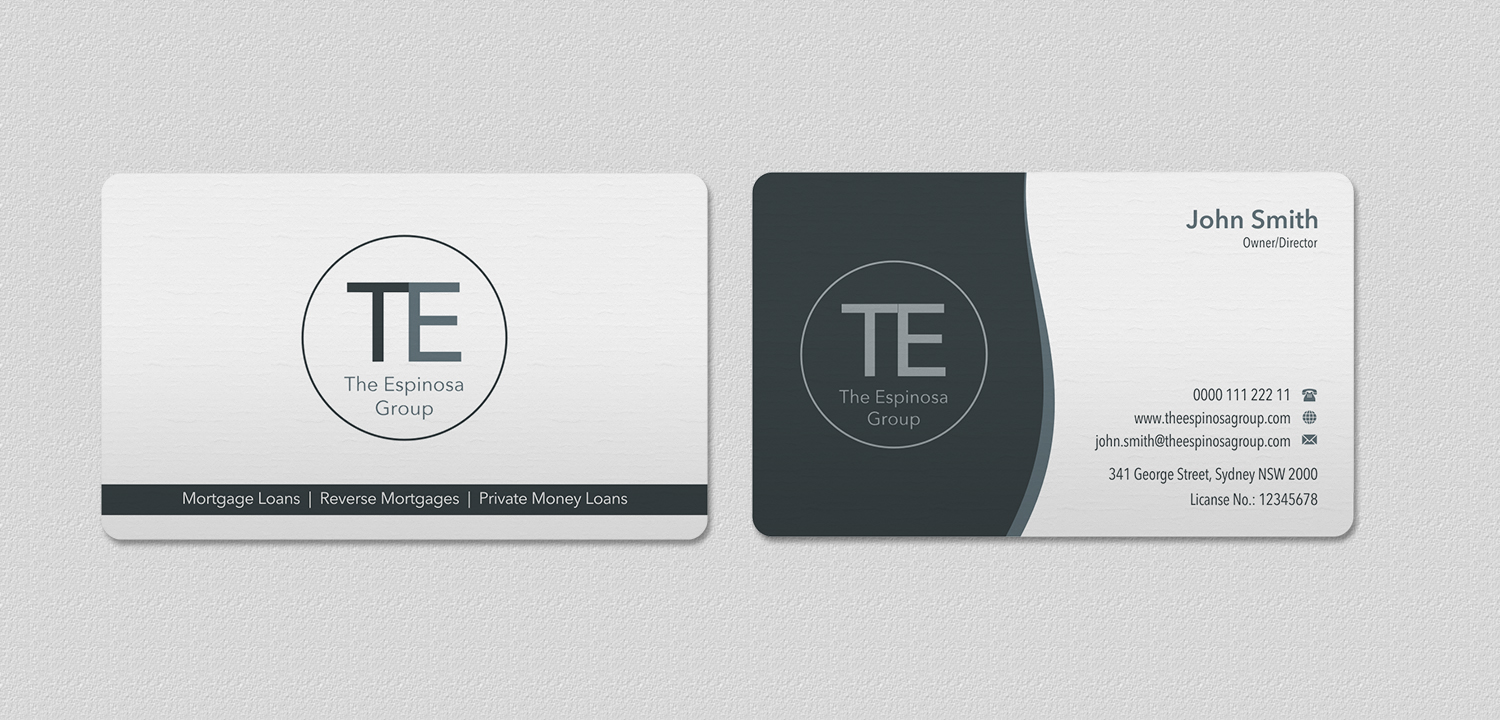 Diseño de Tarjeta de Presentación por INDIAN_Ashok para The Espinosa Group | Diseño #14015713