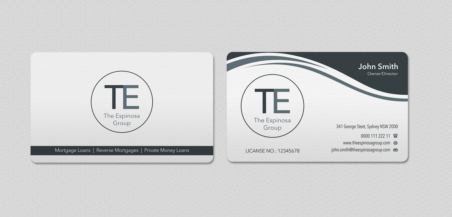 Diseño de Tarjeta de Presentación por INDIAN_Ashok para The Espinosa Group | Diseño #14015716