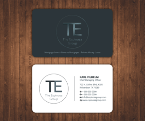 Business Card Design by Stylez Designz for The Espinosa Group | Design: #14012101