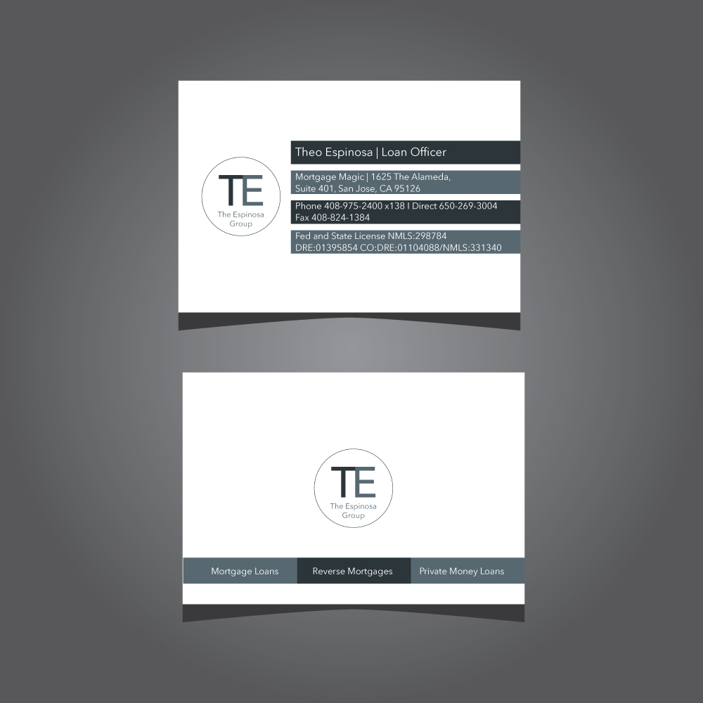 Business Card Design by Logicspider for The Espinosa Group | Design #13971456