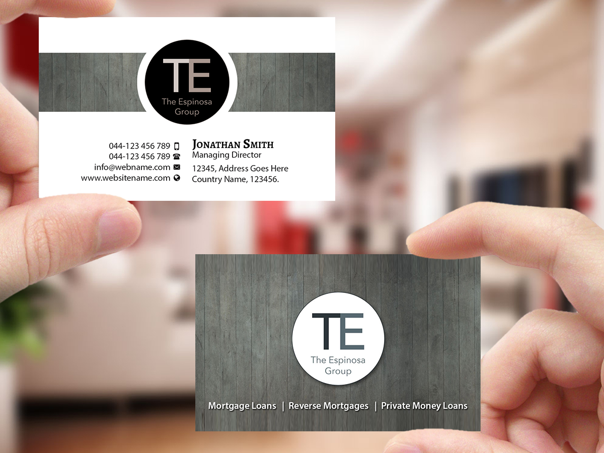 Business Card Design by Creations Box 2015 for The Espinosa Group | Design #13859271