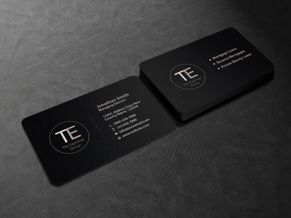 Business Card Design by Creations Box 2015 for The Espinosa Group | Design #13859289