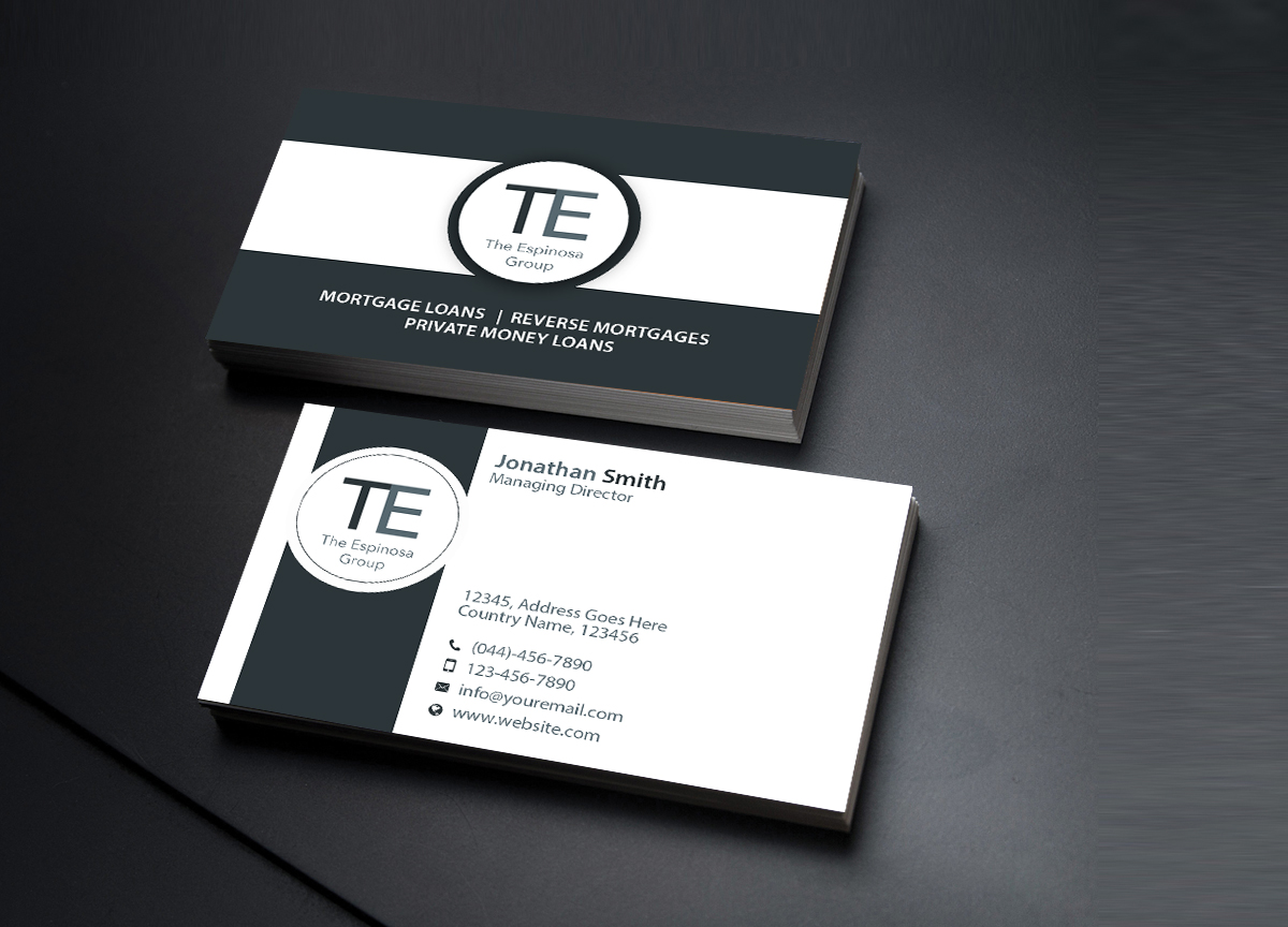 Business Card Design by Creations Box 2015 for The Espinosa Group | Design #13859294