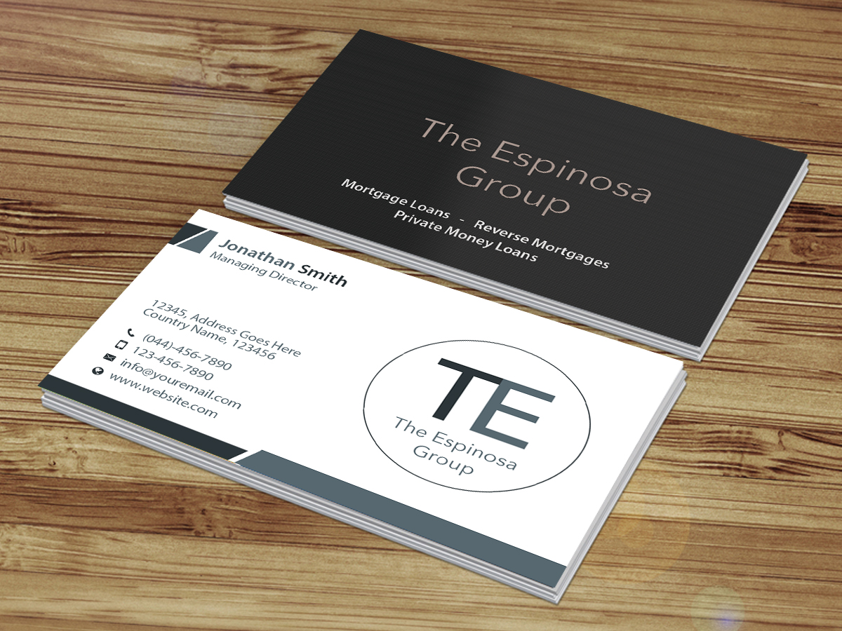Business Card Design by Creations Box 2015 for The Espinosa Group | Design #13859296