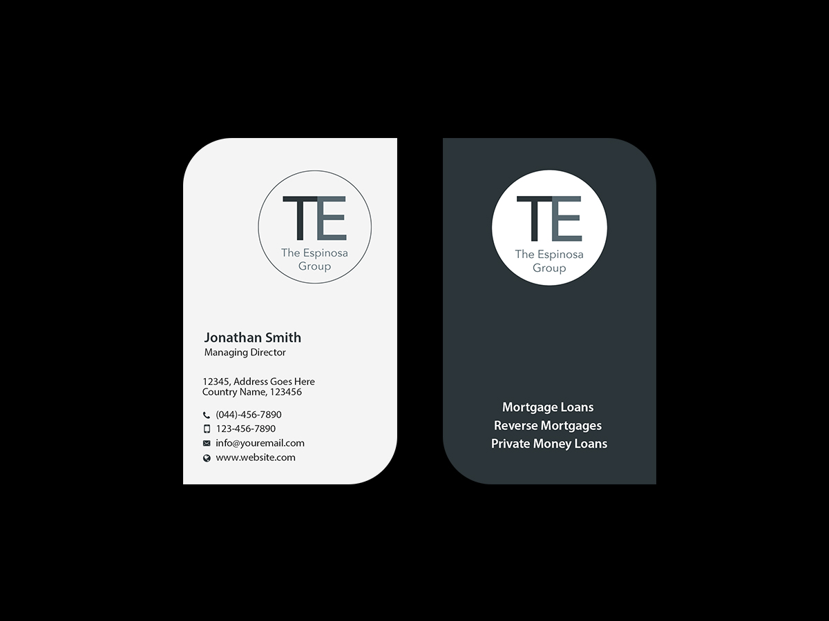 Business Card Design by Creations Box 2015 for The Espinosa Group | Design #13859298