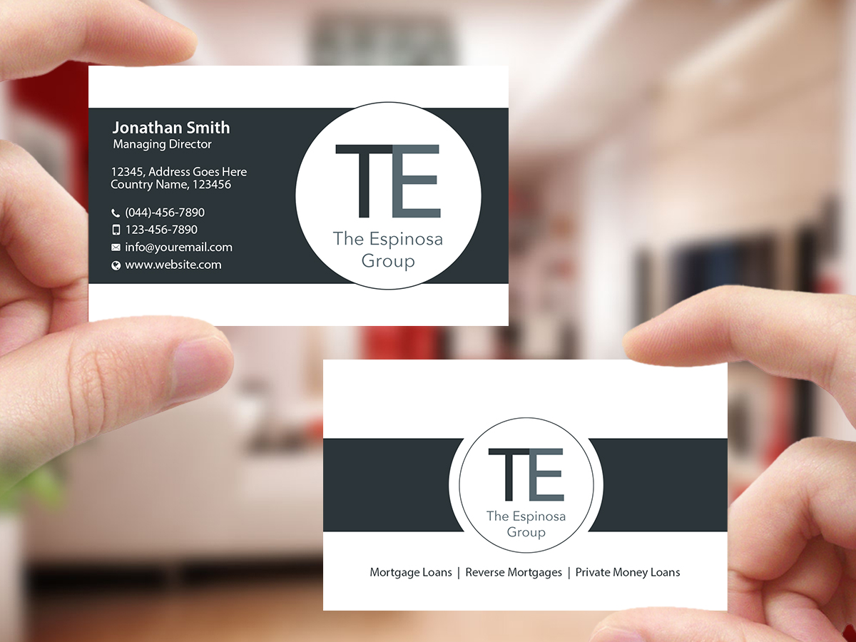 Business Card Design by Creations Box 2015 for The Espinosa Group | Design #13859302