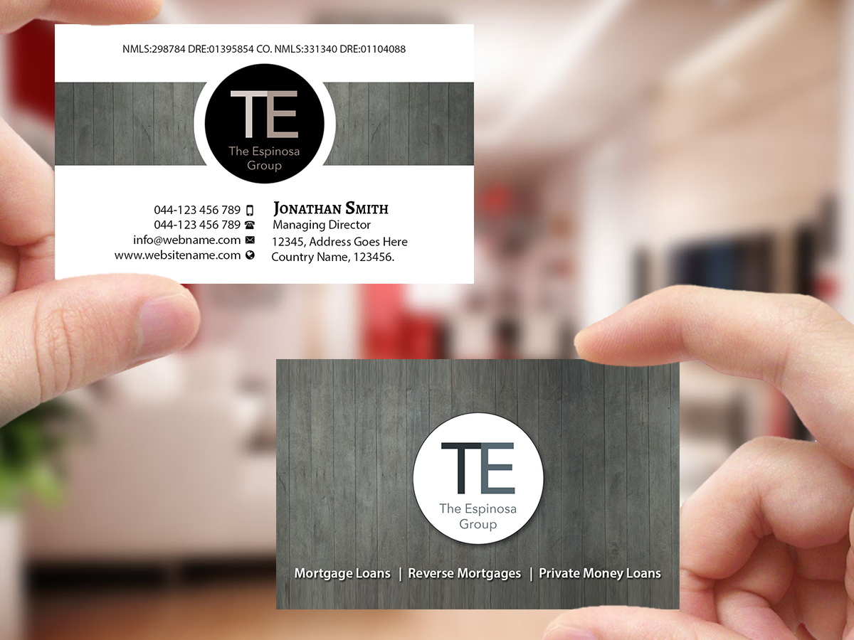 Business Card Design by Creations Box 2015 for The Espinosa Group | Design #13973163