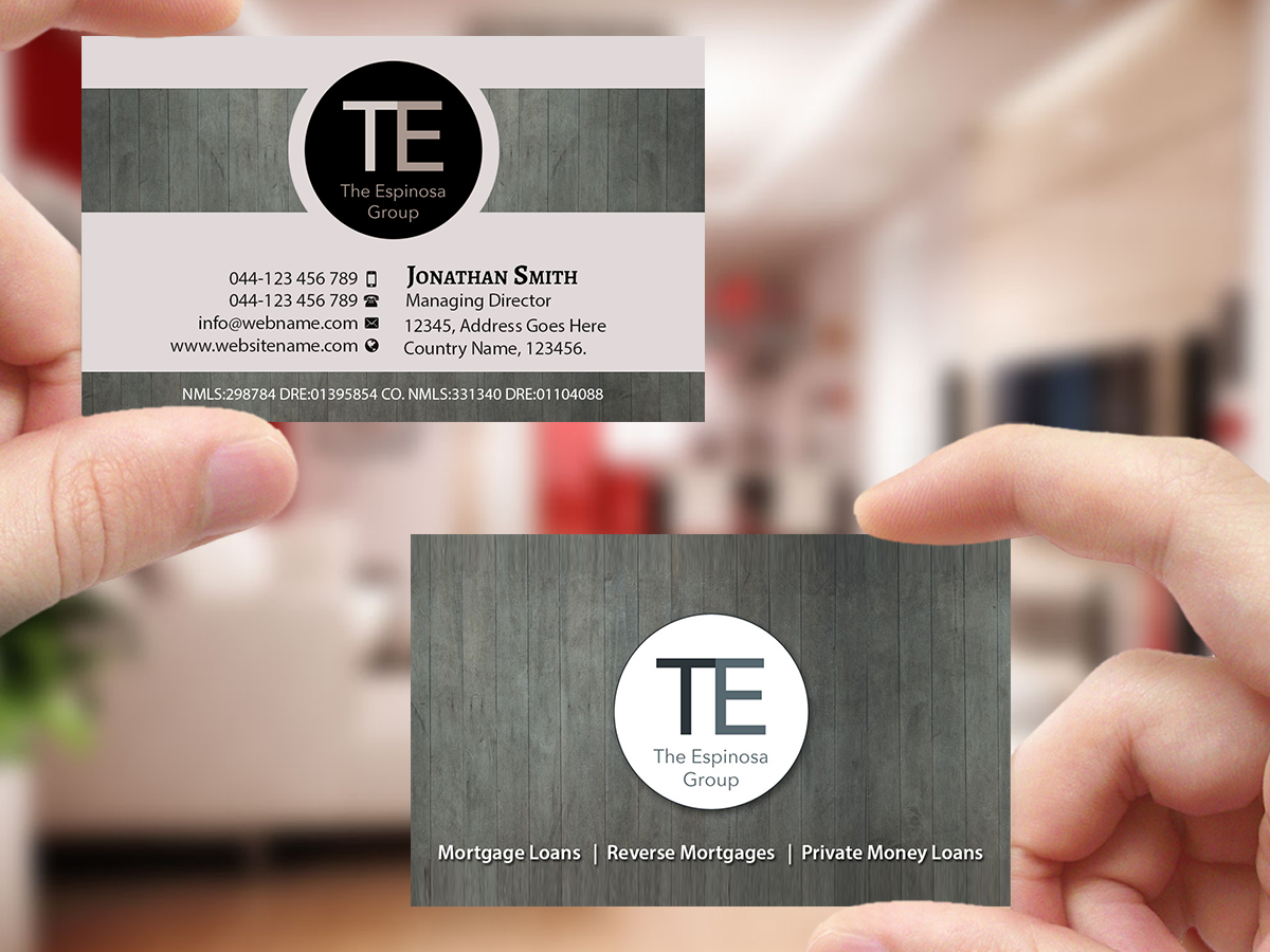 Business Card Design by Creations Box 2015 for The Espinosa Group | Design #13973164