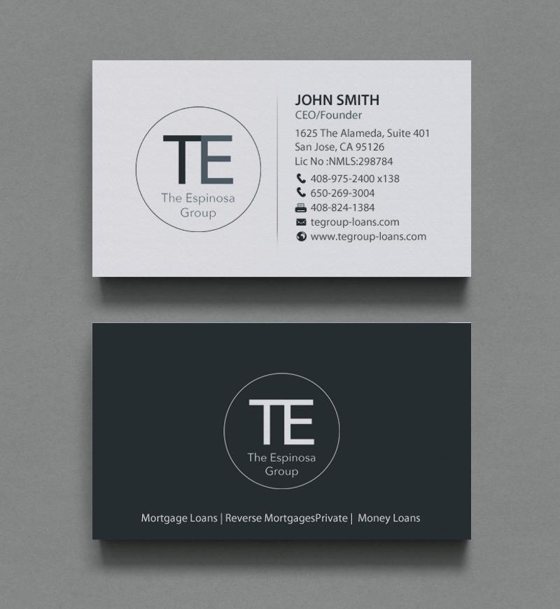 Visitenkarten-Design von chandrayaan.creative für The Espinosa Group | Design #13857358