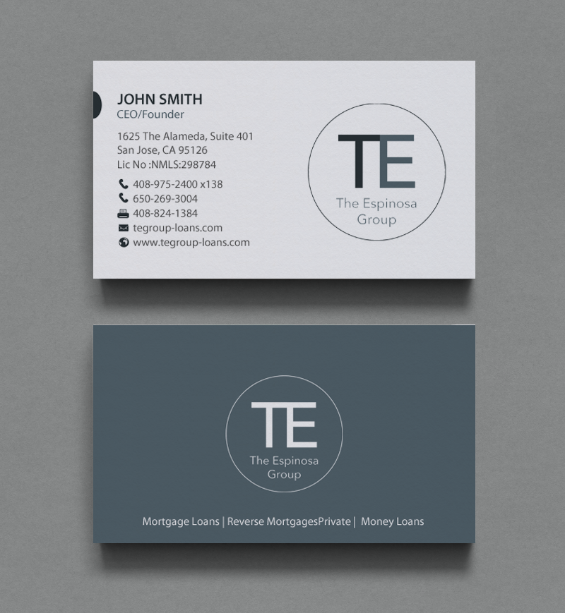 Design de Carte de Visite par chandrayaan.creative pour The Espinosa Group | Design #13857359