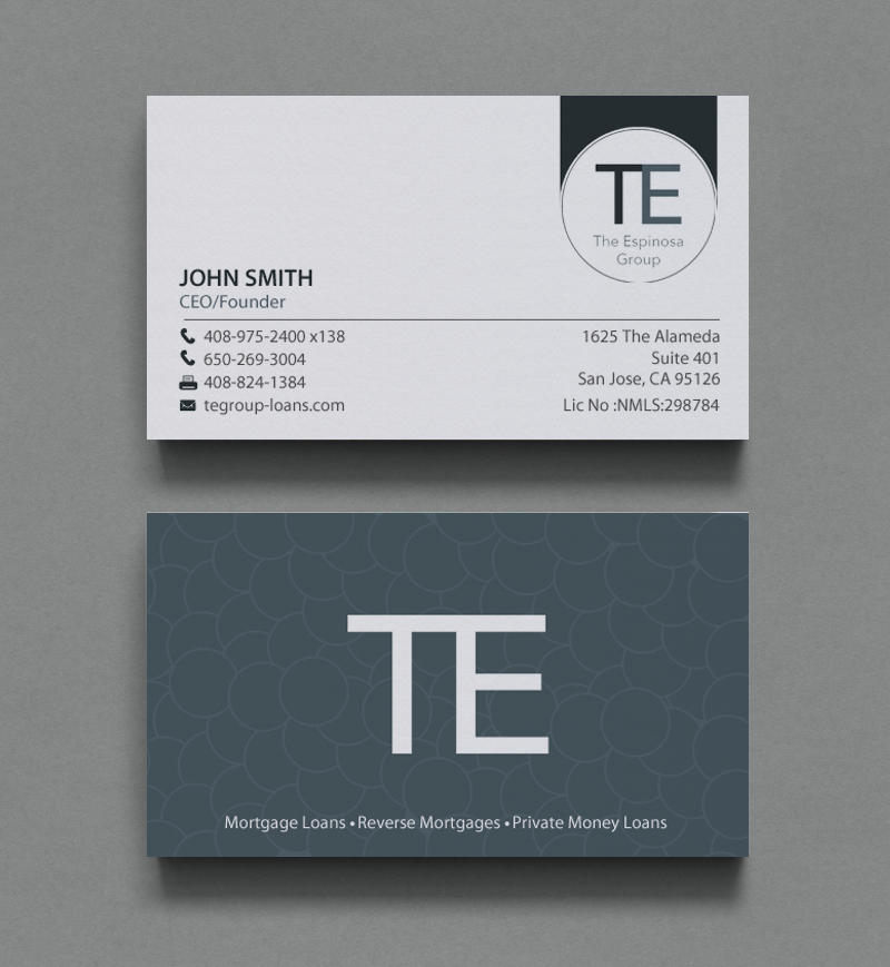 Diseño de Tarjeta de Presentación por chandrayaan.creative para The Espinosa Group | Diseño #13857361