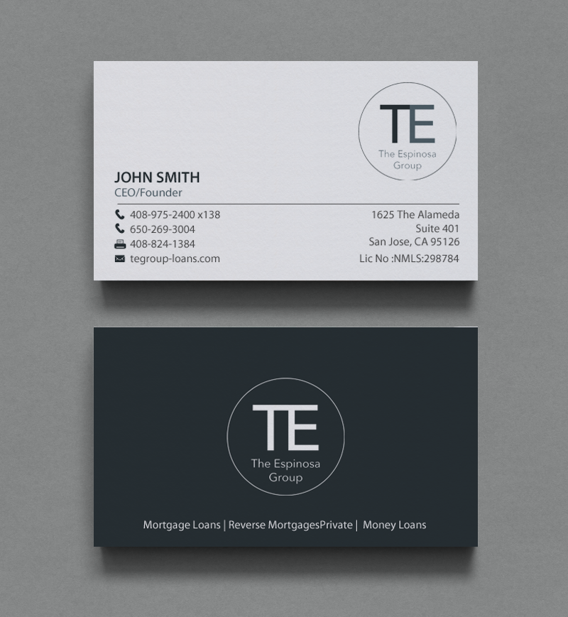 Business Card Design by chandrayaan.creative for The Espinosa Group | Design #13857381
