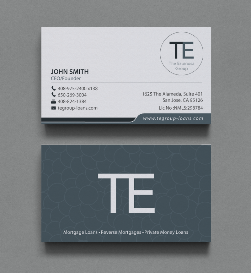 Diseño de Tarjeta de Presentación por chandrayaan.creative para The Espinosa Group | Diseño #13857392