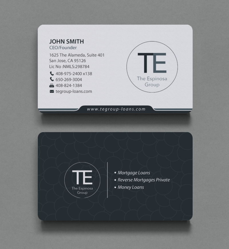 Diseño de Tarjeta de Presentación por chandrayaan.creative para The Espinosa Group | Diseño #13857967