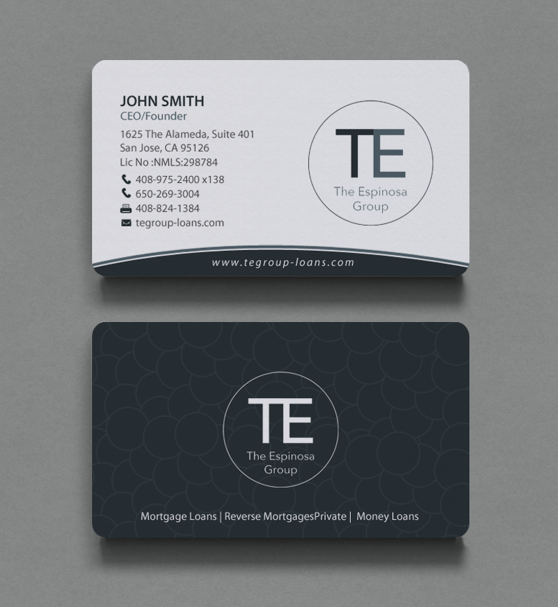 Diseño de Tarjeta de Presentación por chandrayaan.creative para The Espinosa Group | Diseño #13857969