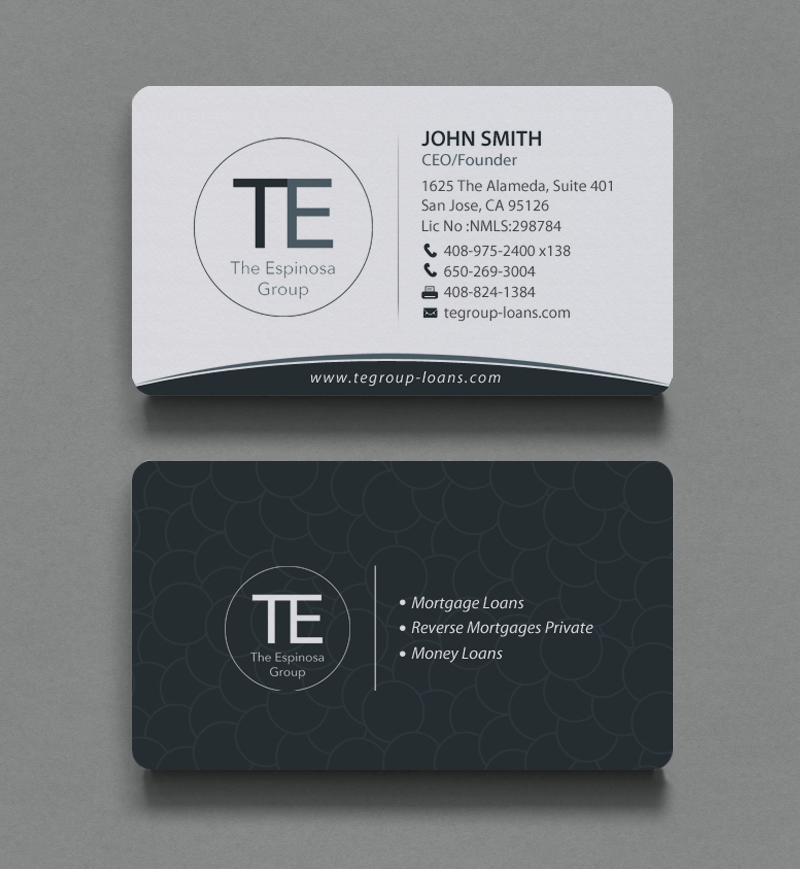 Diseño de Tarjeta de Presentación por chandrayaan.creative para The Espinosa Group | Diseño #13857970