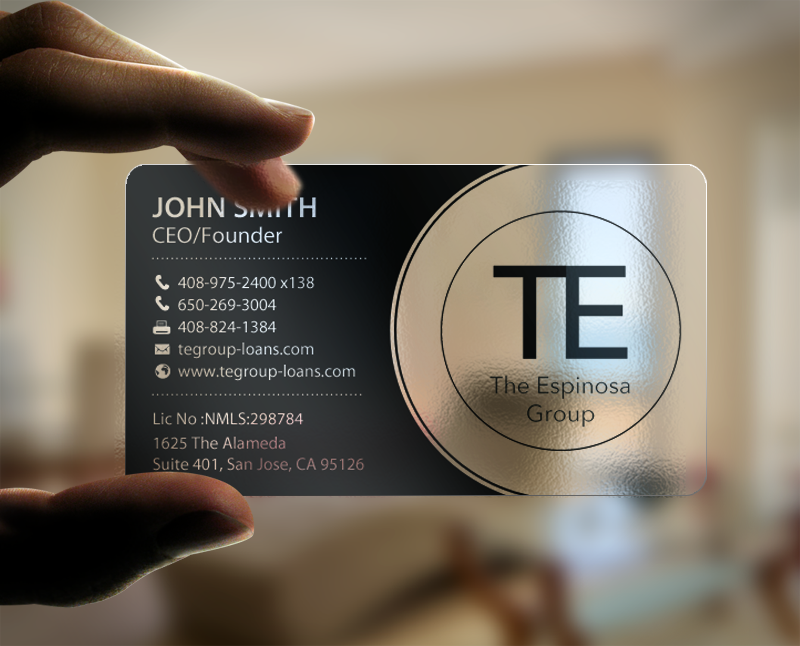 Business Card Design by chandrayaan.creative for The Espinosa Group | Design #13858036