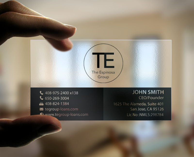 Business Card Design by chandrayaan.creative for The Espinosa Group | Design #13858055