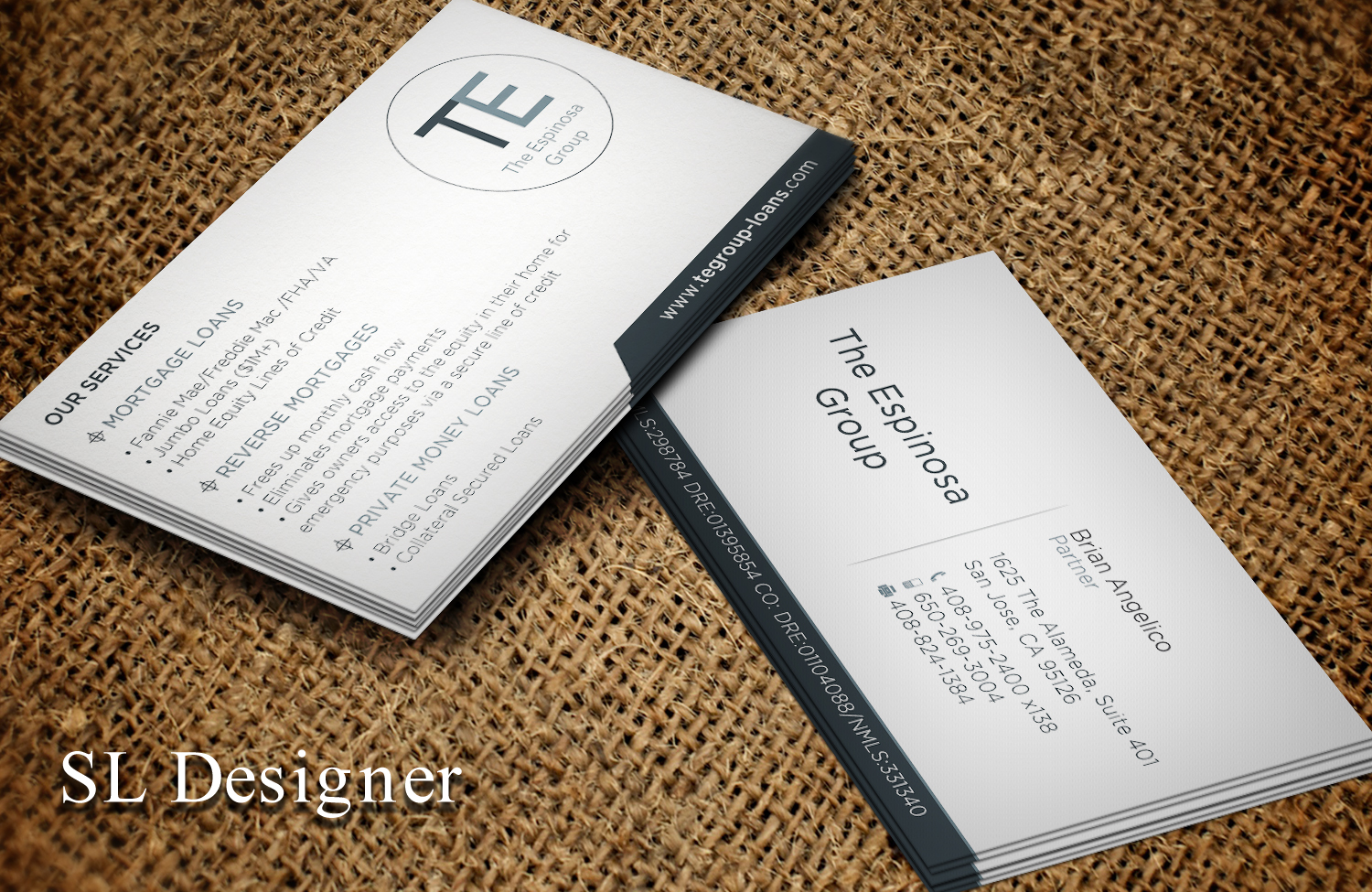 Visitenkarten-Design von SL Designer für The Espinosa Group | Design #13882749