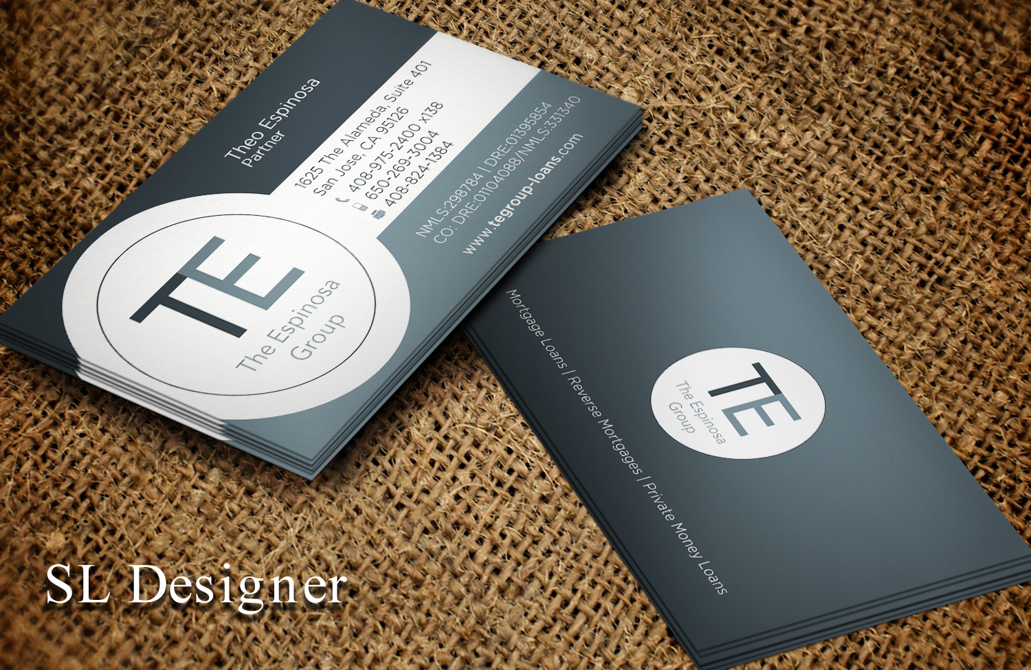 Visitenkarten-Design von SL Designer für The Espinosa Group | Design #13882750