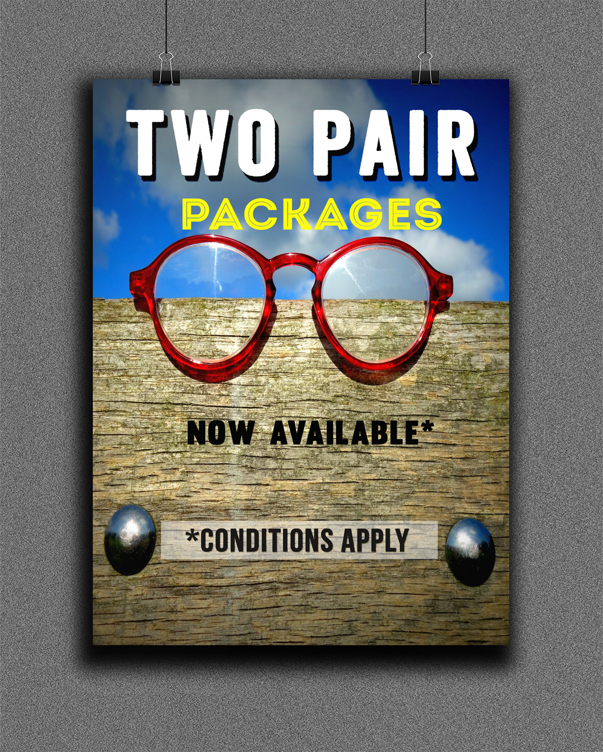 Poster Design by Kowzi for Millennium Optical | Design #13769722