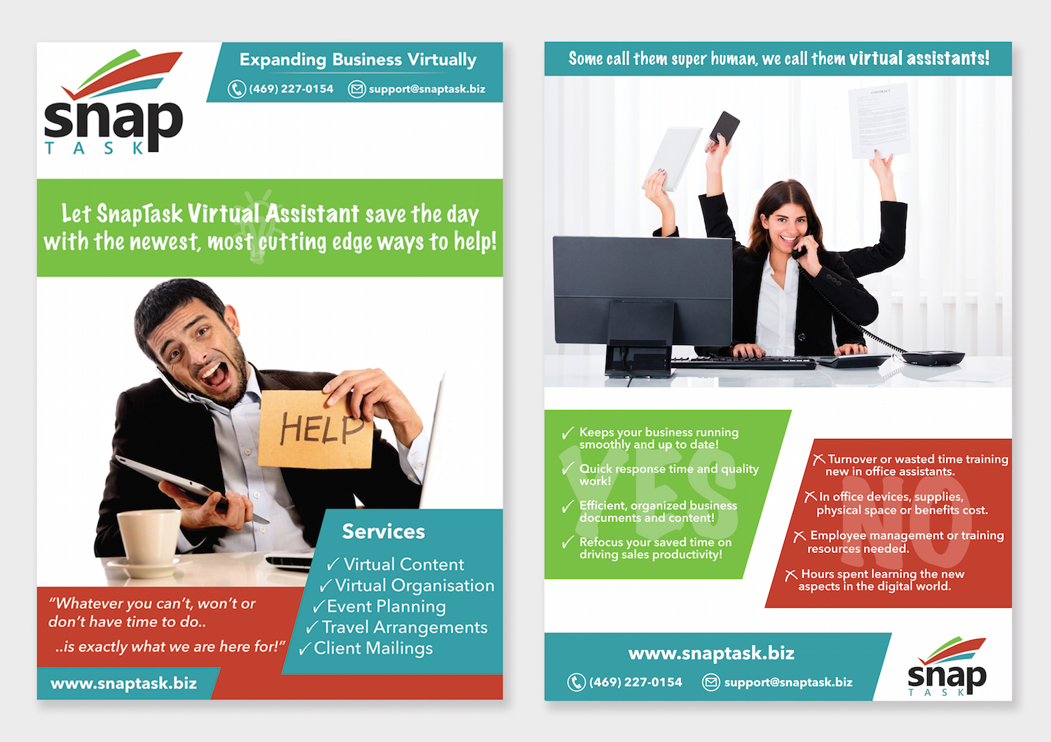 Diseño de Flyer por ClaireDunne para SnapTask | Diseño #13822049